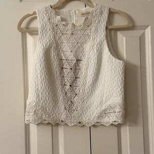 Rebecca Taylor cream shell